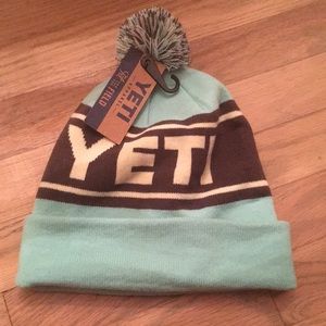 YETI beanie hat blue